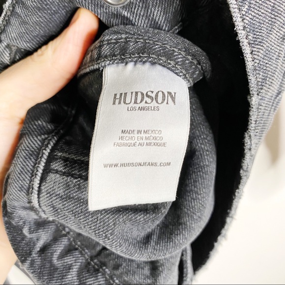 NWOT Men’s Hudson Distressed Denim Jean Jacket - Picture 6 of 9